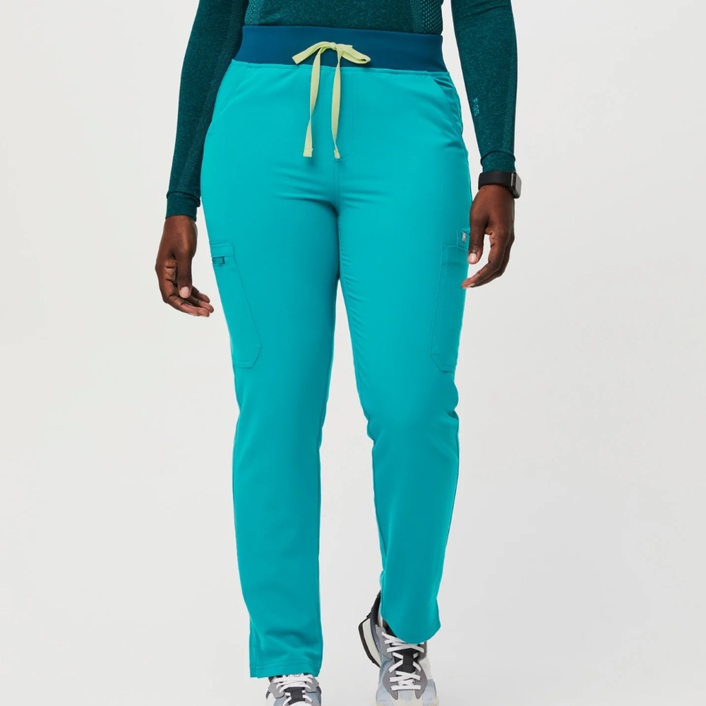 FIGS Teal Yola Scrub Pants XSP